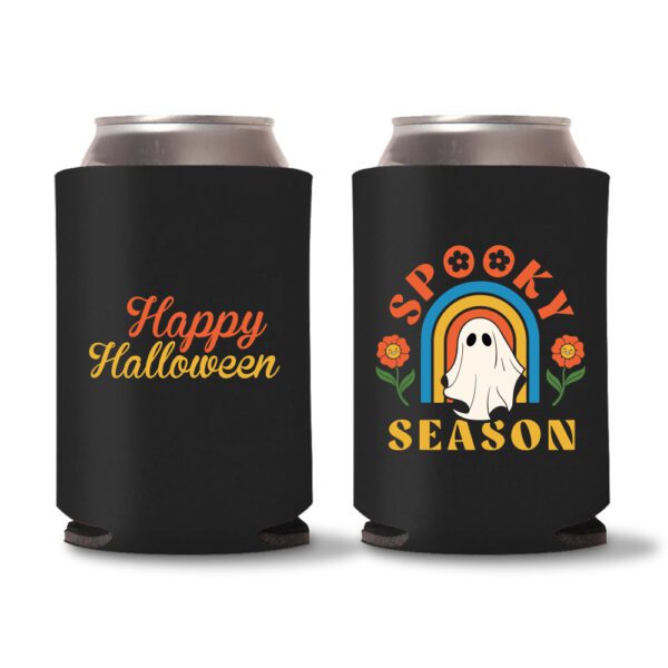 23. Halloween Party Koozies - Black