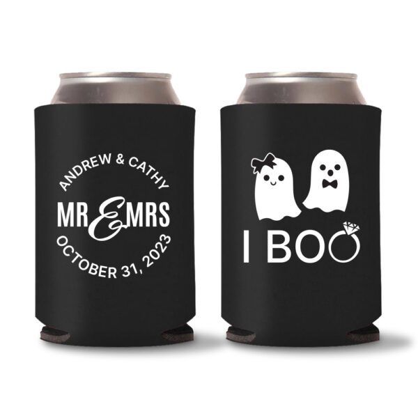 24. Custom Halloween Koozies - Black