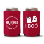 24. Custom Halloween Koozies - Red